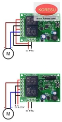 Bộ điều khiển từ xa đóng mở tự động 2 chiều 5V đến 220v gồm mạch điều khiển và điều khiển 3 nút ấn