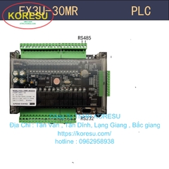 FX3U30MR PLC tùy chỉnh 6AD2DA analog ,Lập trình bằng phần mềm Mitsubishi (LC0010)