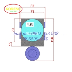 thanh đẩy thủy lực điện  hai đầu vận tốc không đổi (67630)