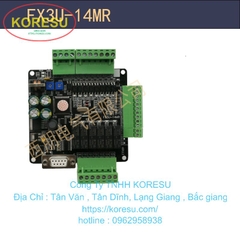 Bộ điều khiển PLC  FX3U14MR8 , truyền thông RS485 (LC0009)