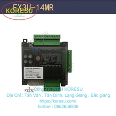 Bộ điều khiển PLC  FX3U14MR8 , truyền thông RS485 (LC0009)
