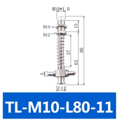 Cọc hút khí TL Ren cố định M10*1 dài 15mm. phụ kiện công nghệ hút khí nén.