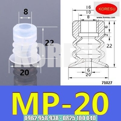 Núm Hút Cao Su 1 Ngăn Xuất Khẩu MP08- 40