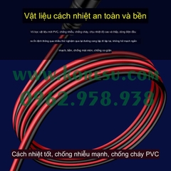 Dây Nguồn DC Đầu Đực / Cái ( đầu âm 2.1mm, đầu dương 5.5mm) dây đồng đủ loại 67700-1.