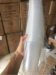 Thùng 1000 cốc nhựa dùng một lần  PP 500ml trơn thị trường