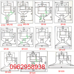 Núm hút bằng cao su silicol trắng SP-S, DP-S, MP-S.