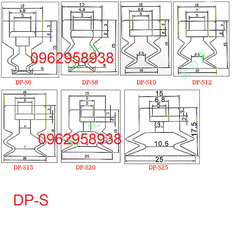 Núm hút bằng cao su silicol trắng SP-S, DP-S, MP-S.