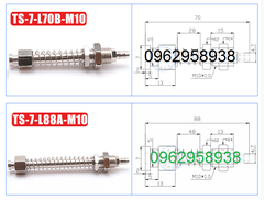 Thân giác hút cọc hút chân không TS-7- M10