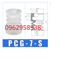 Giác hút cao su 3 ngăn PCG các kích thước.