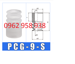 Giác hút cao su 3 ngăn PCG các kích thước.