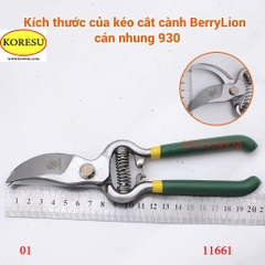 KÉO CẮT CÀNH BERRYLION CÁN NHUNG 930