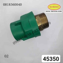 Nối ren ngoài 40-1/2 của ống nhiệt PPR , ống chịu nhiệt Dismy.