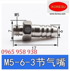 Đầu khí kim loại ren ngoài M5 (S6003)
