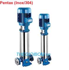 Máy bơm trục đứng đa tầng cánh Pentax (Guồng.Cánh Inox/304)