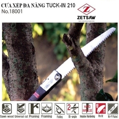 CƯA XẾP ĐA NĂNG 210MM TUCK-IN 210 COARSE NHẬT BẢN – ZETSAW 18001