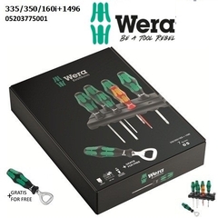 BỘ TUA VÍT KỸ THUẬT ĐIỆN 7 CÁI 335/350/160I + 1496 – WERA 05203775001