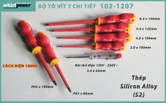 Bộ tô vít 7 chi tiết (cách điện 1000V)