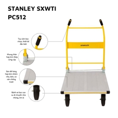 Xe đẩy Stanley 4 bánh PC512  350kg