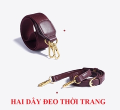 Túi đeo chéo nữ DOODOO dạng trống thời trang Hàn Quốc D8833