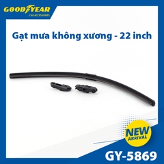 Gạt Mưa Không Xương GOODYEAR Chân Cài Đa Năng (Đầu A, B) Lắp Được Nhiều Dòng Xe Đặc Biệt - Nhập Khẩu Chính Hãng