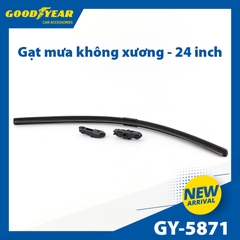 Gạt Mưa Không Xương GOODYEAR Chân Cài Đa Năng (Đầu A, B) Lắp Được Nhiều Dòng Xe Đặc Biệt - Nhập Khẩu Chính Hãng