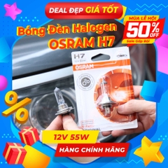 Bóng Đèn Halogen OSRAM Original H7 12V 55W - Nhập Khẩu Chính Hãng