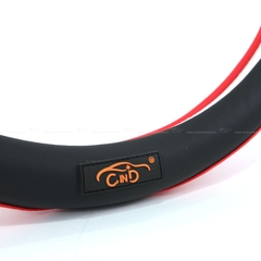 Bọc Vô Lăng CIND S048 Size M Màu Đen Đỏ - Nhập Khẩu Chính Hãng