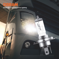 Combo 2 Bóng Đèn Halogen Tăng Sáng 100% OSRAM Truckstar Pro H4 24V 75/70W - Nhập Khẩu Chính Hãng