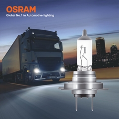 Combo 2 Bóng Đèn Halogen Tăng Sáng 100% OSRAM Truckstar Pro H7 24V 70W - Nhập Khẩu Chính Hãng