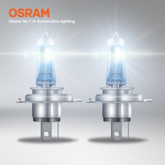 Combo 2 Bóng Đèn Halogen Tăng Sáng 150% OSRAM Night Breaker Laser H4 12V 60/55W - Nhập Khẩu Chính Hãng