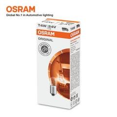 Combo 10 Bóng Đèn Soi Biển Số OSRAM Original T4W 24V 4W - Nhập Khẩu Chính Hãng