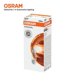 Combo 10 Bóng Đèn Cana Ngắn OSRAM Original C5W 12V 10W - Nhập Khẩu Chính Hãng