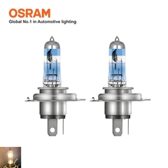 Combo 2 Bóng Đèn Halogen Tăng Sáng 200% OSRAM Night Breaker H4 64193NB200 12V 60/55W - Nhập Khẩu Chính Hãng