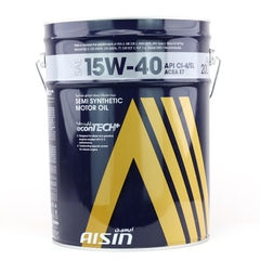 Dầu Nhớt Bán Tổng Hợp AISIN Econtech+ CI4/SL 15W40 20 Lít ECSI154PLB - Nhập Khẩu Chính Hãng