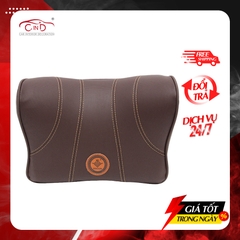 Gối Tựa Đầu Cao Su Non Bọc Da CIND G003 Màu Café - Nhập Khẩu Chính Hãng