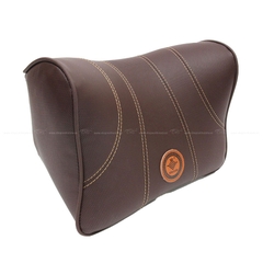 Gối Tựa Đầu Cao Su Non Bọc Da CIND G003 Màu Café - Nhập Khẩu Chính Hãng