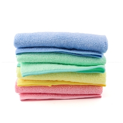 Khăn Lau Microfiber CIND Màu Lá (40*40cm) - Nhập Khẩu Chính Hãng