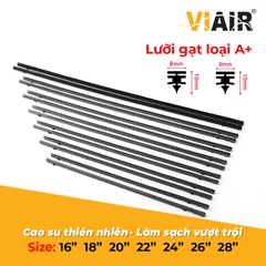 Combo 2 Lưỡi Gạt Mưa Loại A VIAIR R15 (26 Inch/650 mm) - Nhập Khẩu Chính Hãng