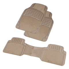 Bộ Thảm Lót Sàn Ô Tô PACKY PODA 7801-7807 Màu Kem 4 Chỗ - Nhập Khẩu Chính Hãng