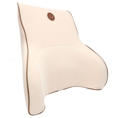 Tựa Lưng Ô Tô Cao Su Non Vải Nỉ CIND G002 Màu Kem - Nhập Khẩu Chính Hãng