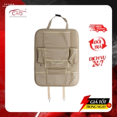 Túi Đựng Đồ Lưng Ghế Ô Tô CIND Da Pu Màu Kem - Nhập Khẩu Chính Hãng