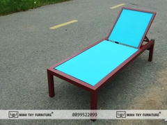 Video sản xuất giường hồ bơi nhôm textilene tại xưởng Minh Thy Furniture