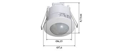 Bật tắt đèn cảm ứng âm trần Kawa SS302 (3PIR)