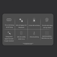 Khóa Thông Minh Aqara A100 Zigbee Bản Quốc Tế