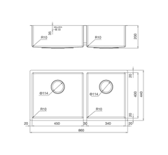 Chậu rửa bát Malloca MS 6065