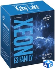 Intel® Xeon  E3 1240V6 - 3.4GHz / (4/8) / 8M Cache / NONE GPU  - Kabylake