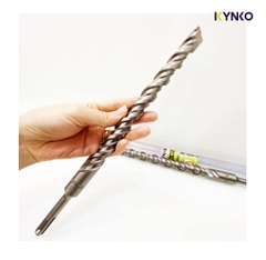 PHI Ø22 DÀI 310MM XUYÊN TƯỜNG ĐẦU DẸT MŨI KHOAN BÊ TÔNG SDS KYNKO MKBTXT-22310