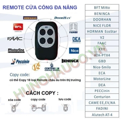 Remote cửa cổng đa năng