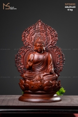 Tượng Phật A Di Đà - Gỗ Tử Đàn