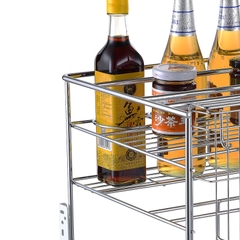 GV02 - Kệ gia vị nan tròn Inox bóng cao cấp